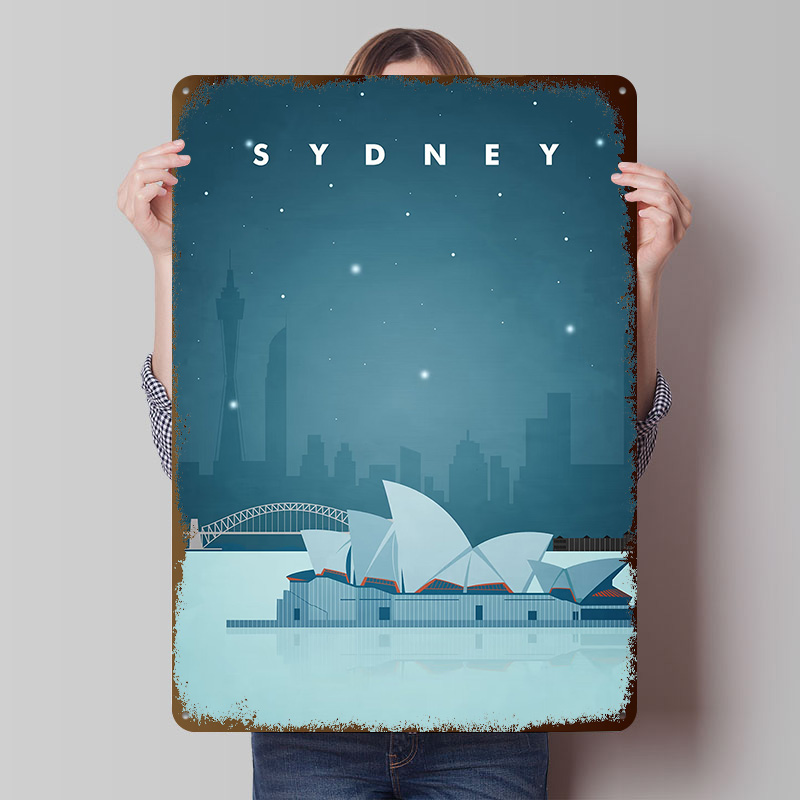 Sydney Travel Poster Customize - Home Bar Sydney 评论和价格