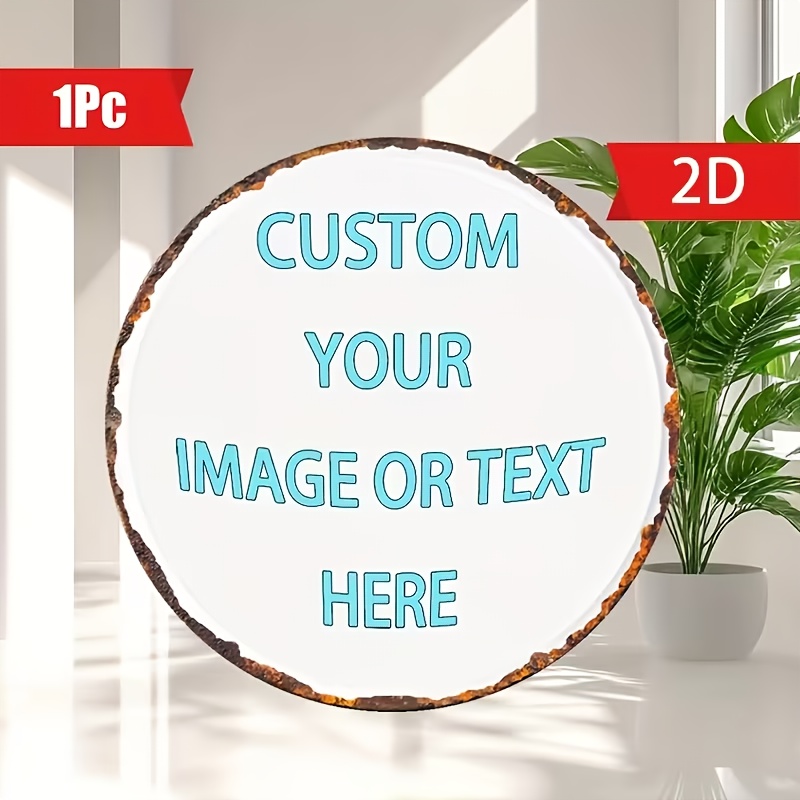 Custom Round Metal Tin Sign, P - Home Bar Signs 评论和价格